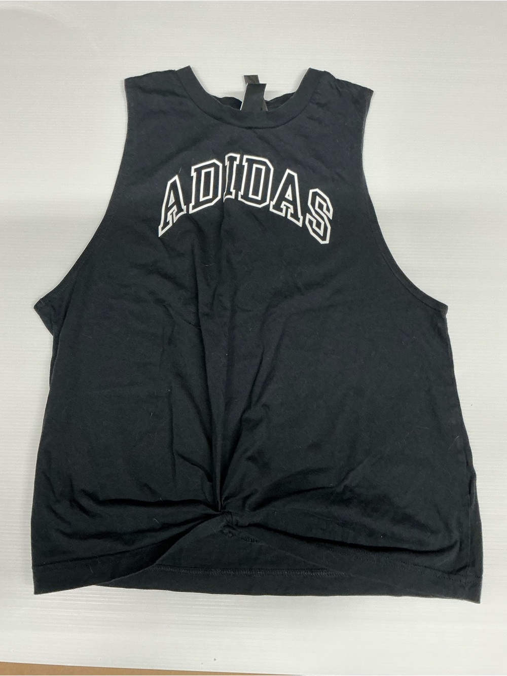 adidas Black Women's Logo Muscle Tank